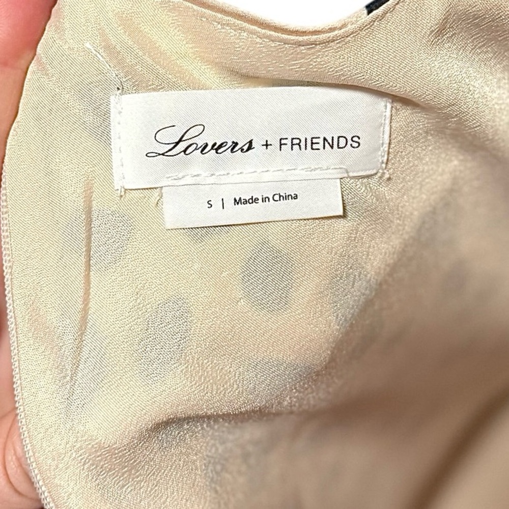 Lovers + Friends Claire Satin Sleeveless Mini Dress Size Small NWOT - Picture 9 of 11